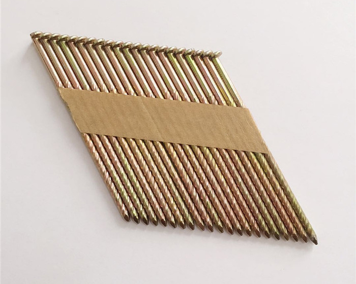 34 degree coloured zinc screw